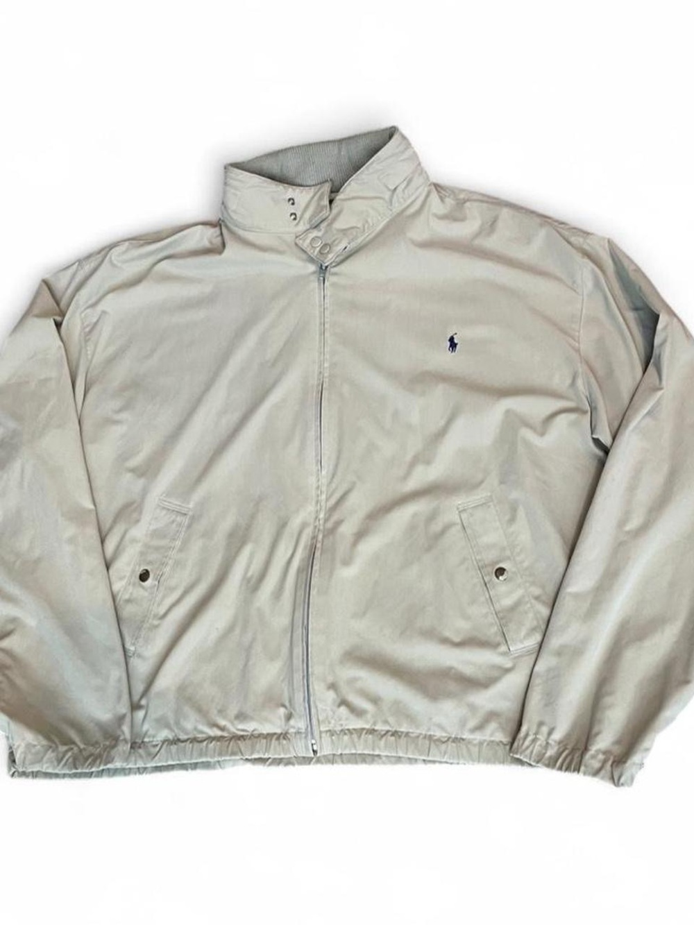 Polo by Ralph Lauren Men's Vintage Beige Harrington Jacket